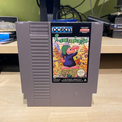 Buy Lemmings Nes game cart only -@ 8BitBeyond