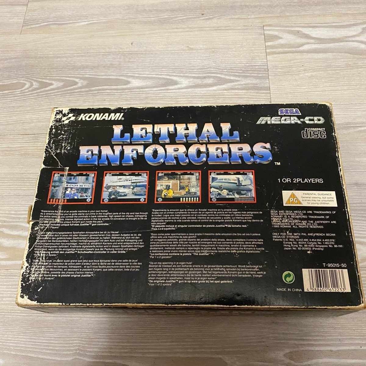 Buy Lethal enforcers justifier and game Sega mega cd -@ 8BitBeyond
