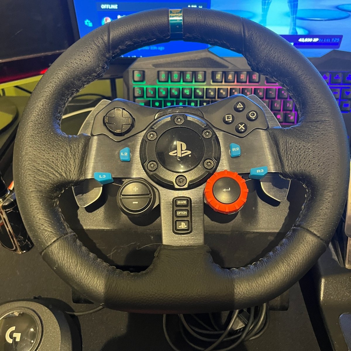 G29 Racing Wheel Buttons Logitech G29 wheel pedals and gear stick β retro game store uk ...