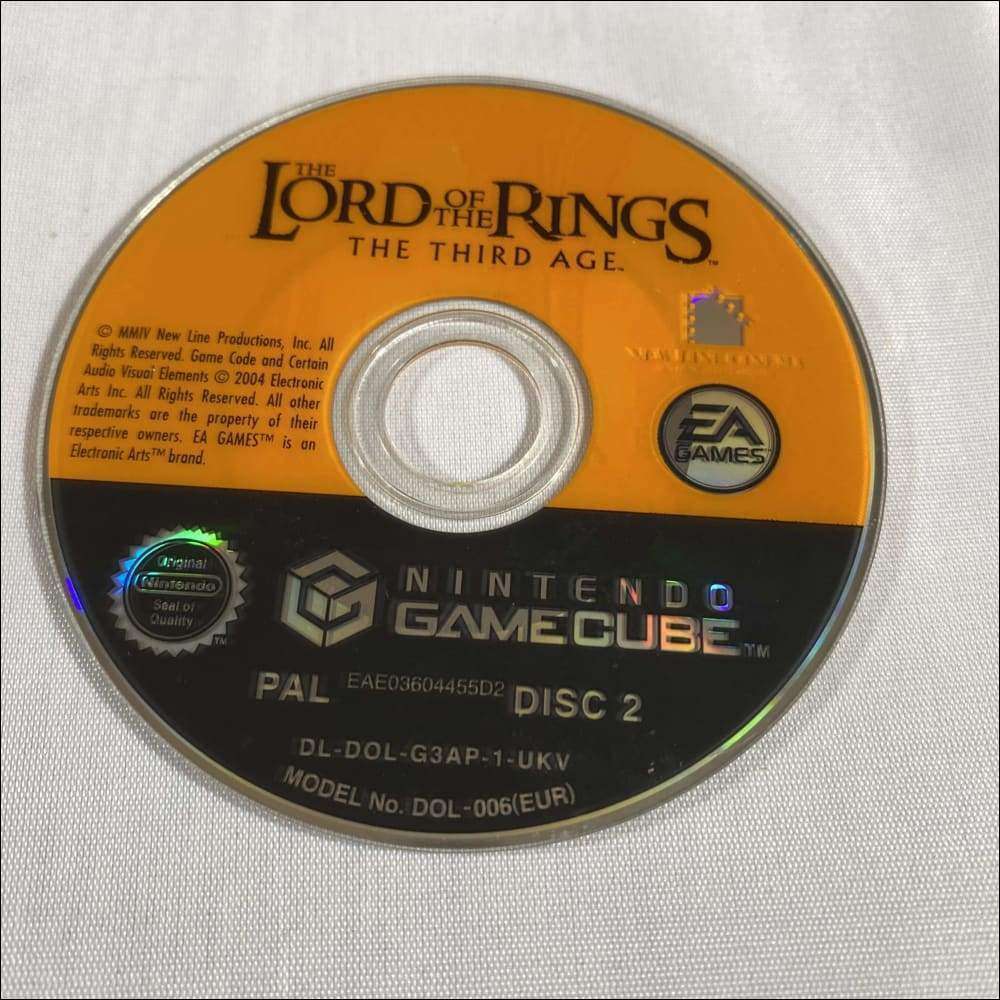 Buy Lord of the rings the third age Nintendo GameCube game missing manual -@ 8BitBeyond