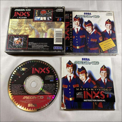 Buy Make my video INXS Sega mega cd game complete -@ 8BitBeyond