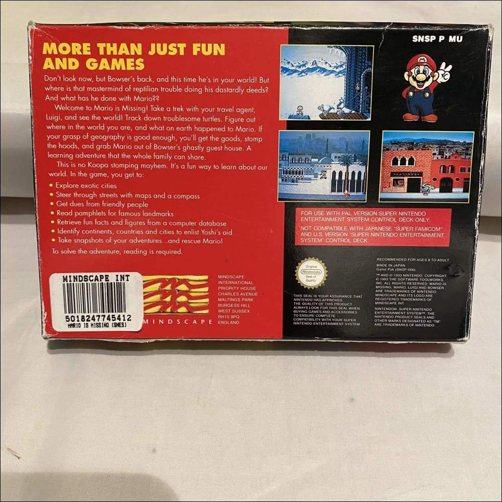 Buy Mario is missing -@ 8BitBeyond
