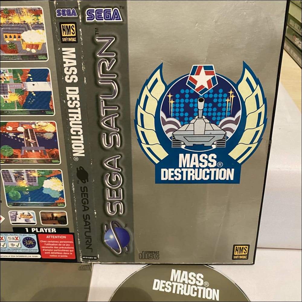 Buy Mass Destruction Sega saturn game complete -@ 8BitBeyond