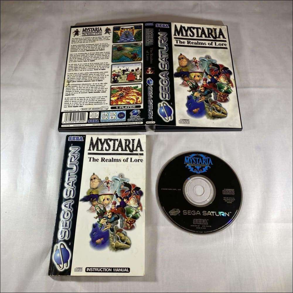 Buy Mystaria Sega saturn game complete -@ 8BitBeyond