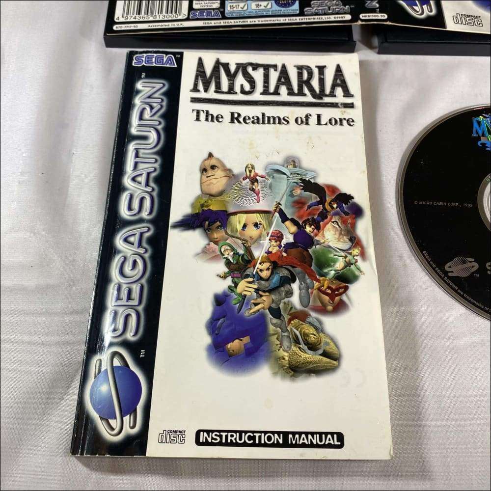 Buy Mystaria Sega saturn game complete -@ 8BitBeyond