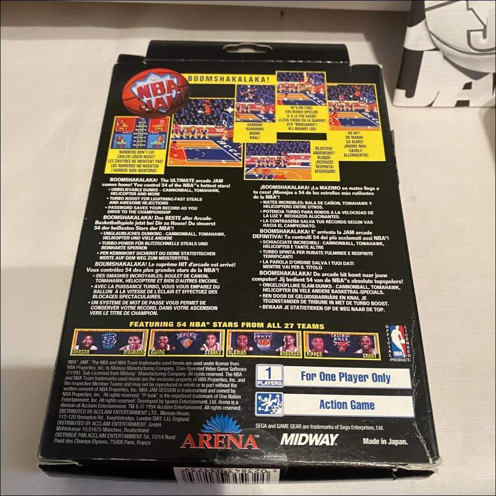 Buy NBA Jam Sega game gear game complete -@ 8BitBeyond