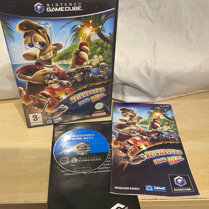 Buy Neighbours from Hell Gamecube game complete -@ 8BitBeyond
