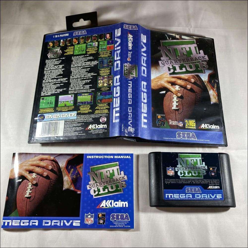 Buy NFL quarterback club Sega megadrive game complete -@ 8BitBeyond