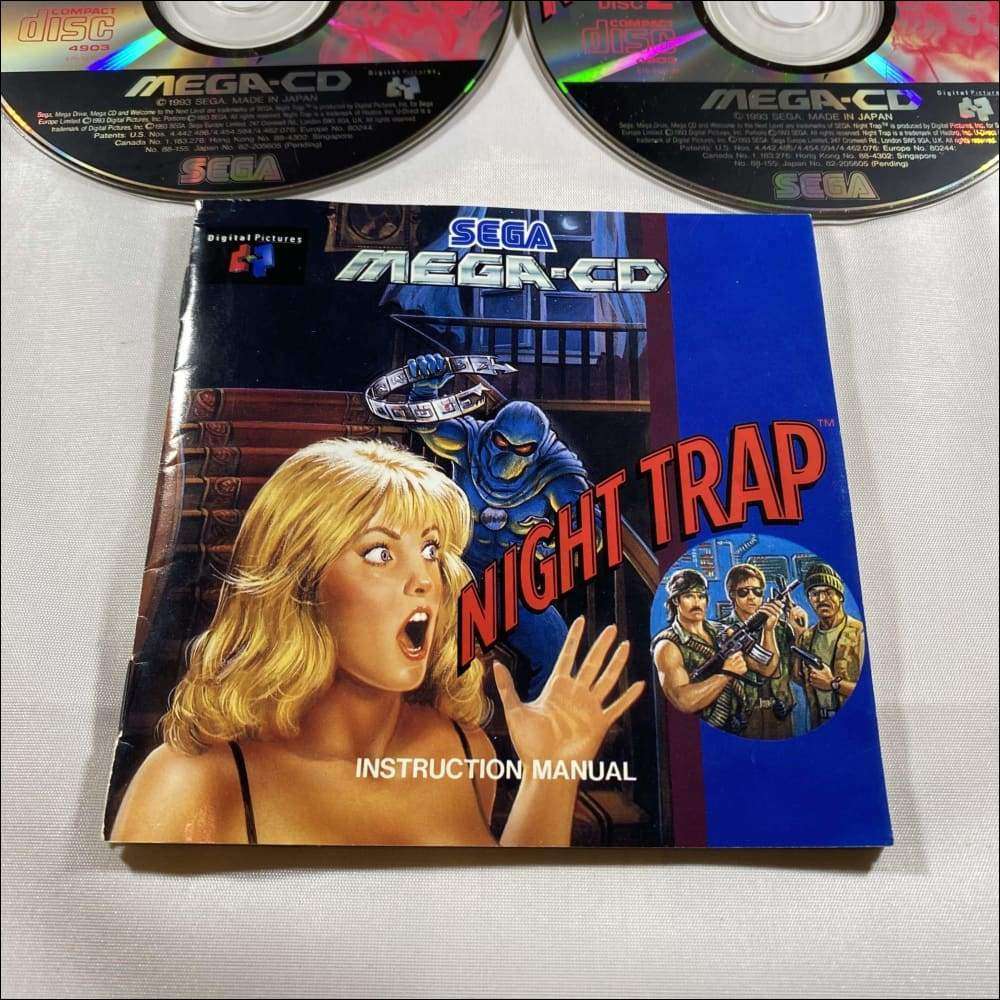 Buy Night trap Sega mega cd game complete -@ 8BitBeyond