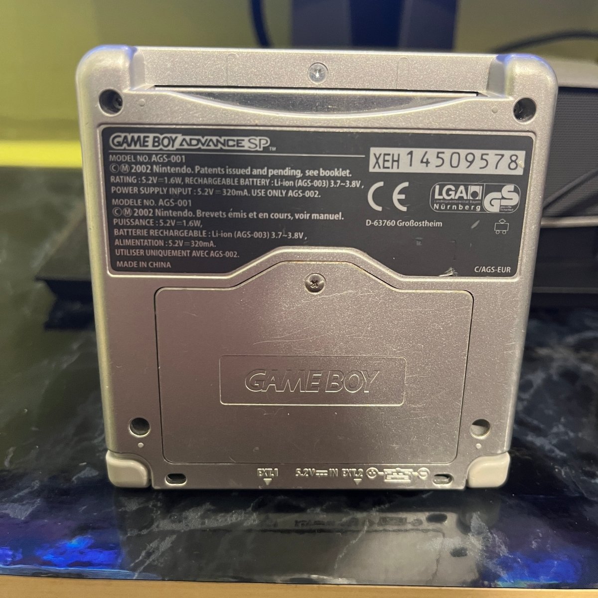 Buy Nintendo game boy advance sp Tribal silver -@ 8BitBeyond