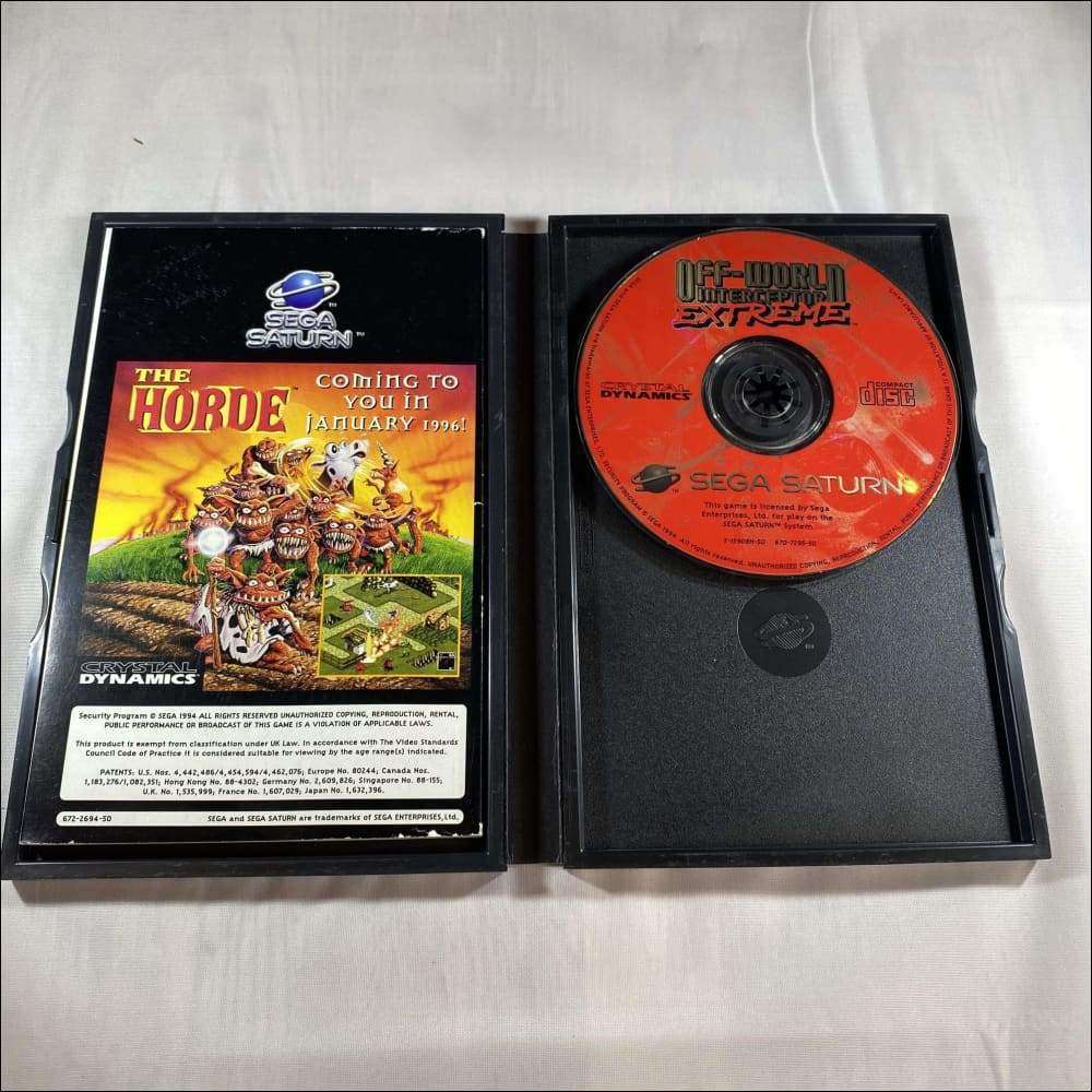 Buy Off world interceptor extreme Sega saturn game complete -@ 8BitBeyond
