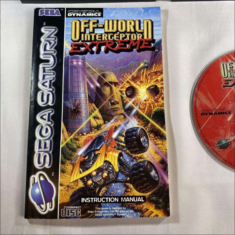 Buy Off world interceptor extreme Sega saturn game complete -@ 8BitBeyond