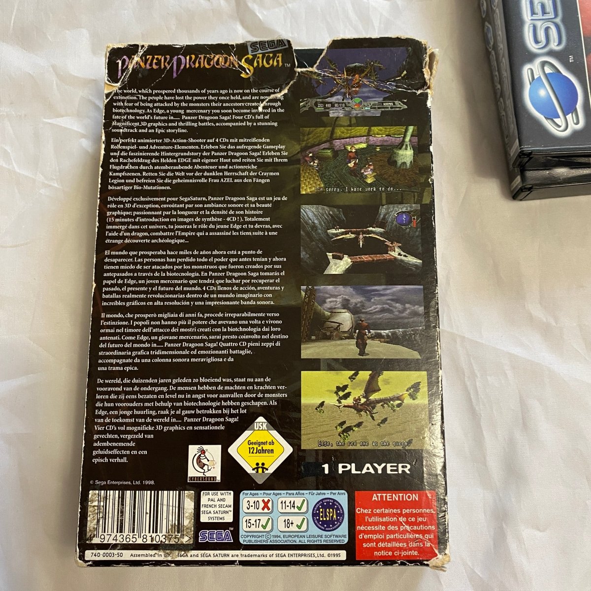 Buy Panzer Dragoon Saga Sega saturn -@ 8BitBeyond