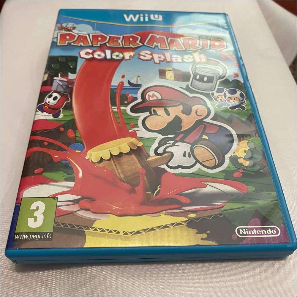 Mario Wii Switch Paper Mario Color Splash Paper Mario Color Splash