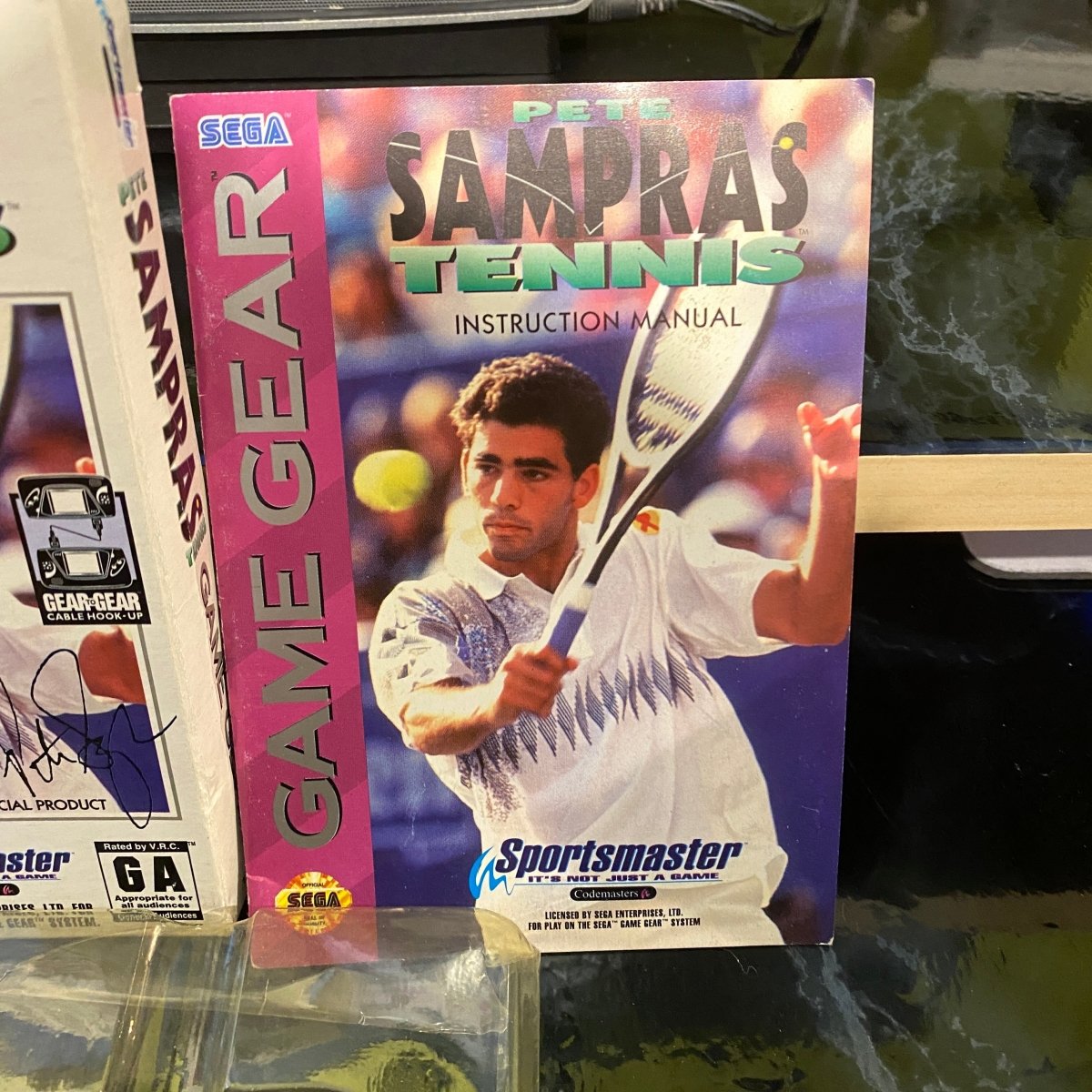 Buy Pete Sampras Tennis ntsc game gear game complete -@ 8BitBeyond