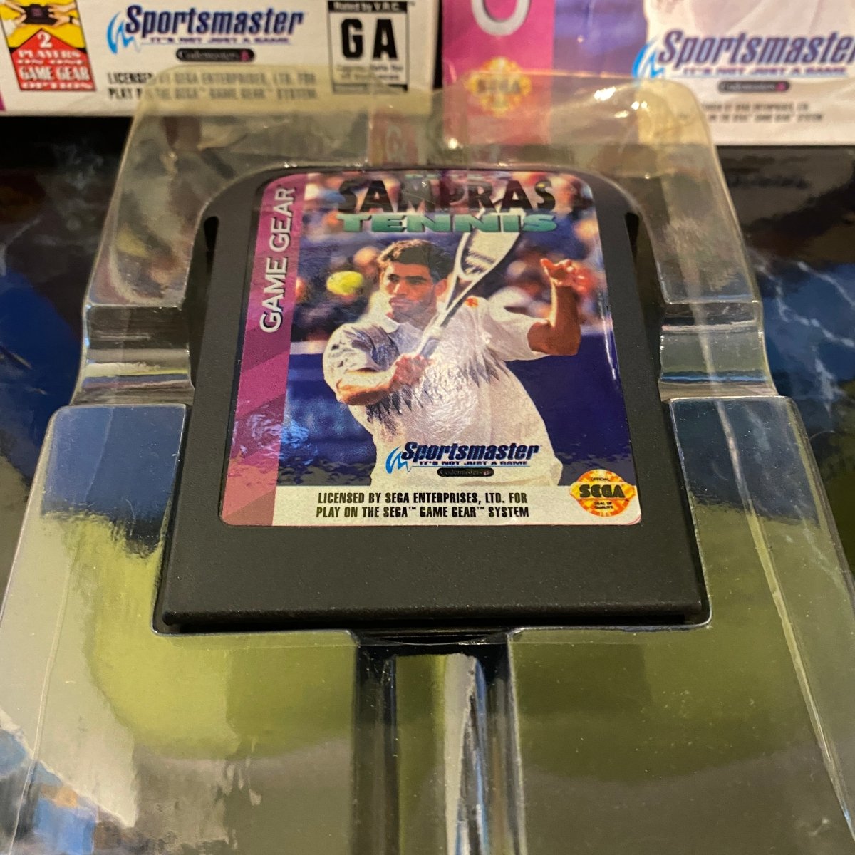 Buy Pete Sampras Tennis ntsc game gear game complete -@ 8BitBeyond