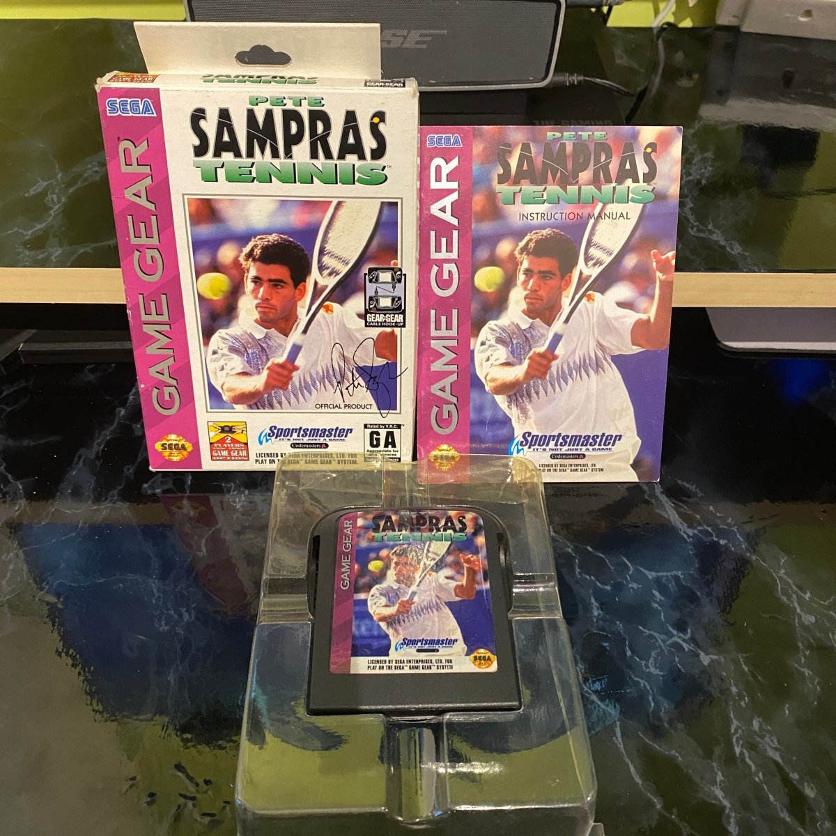 Buy Pete Sampras Tennis ntsc game gear game complete -@ 8BitBeyond