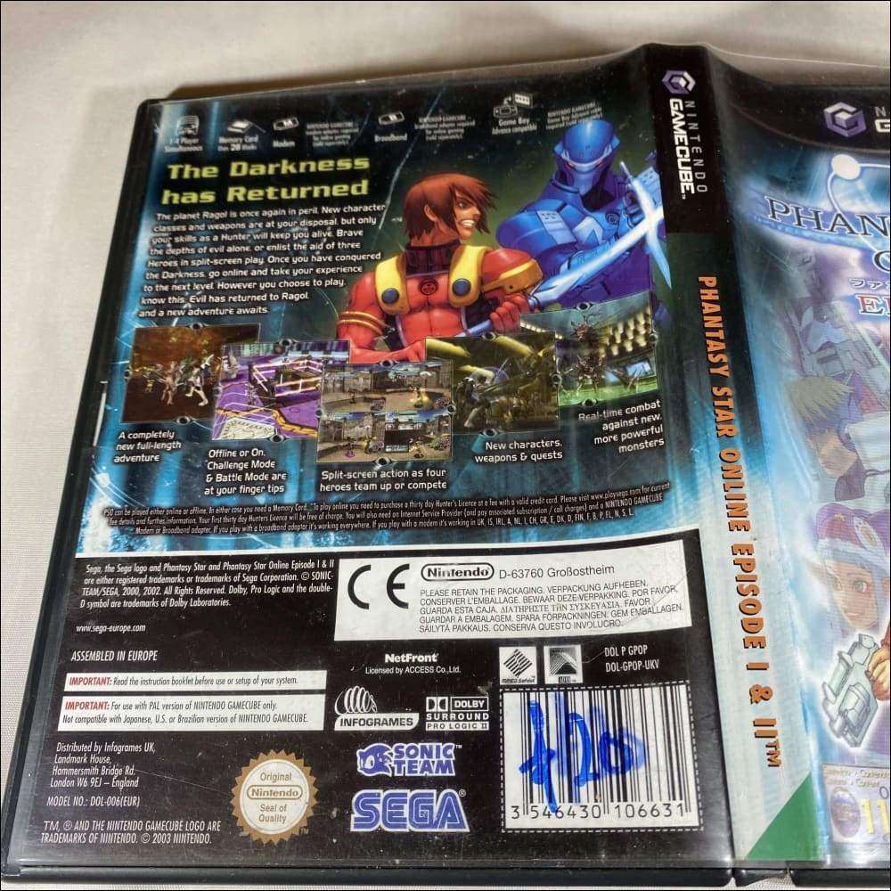 Buy Phantasy Star Online Episode 1&2 Nintendo GameCube game complete -@ 8BitBeyond