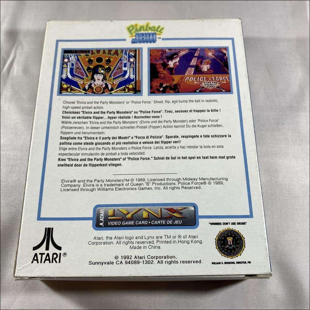 Buy Pinball jam atari lynx game complete -@ 8BitBeyond