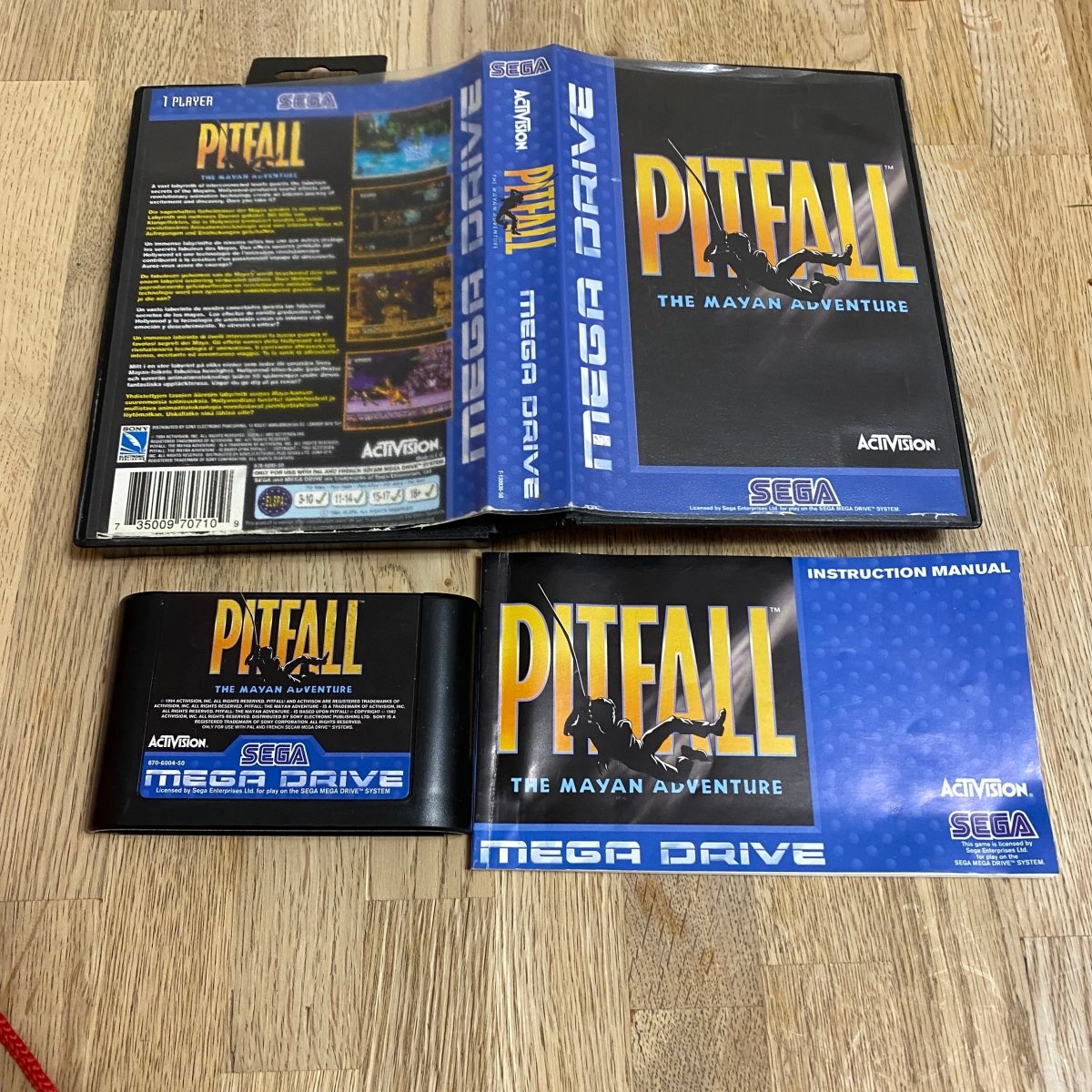Buy Pitfall: The Mayan Adventure Sega megadrive -@ 8BitBeyond