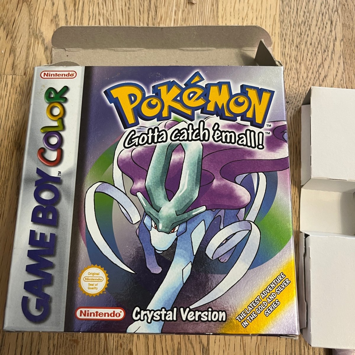 Pokemon Crystal Gameboy Color Shell Pokemon Crystal boxed game boy color £249.99 @8BitBeyond – retro game ...