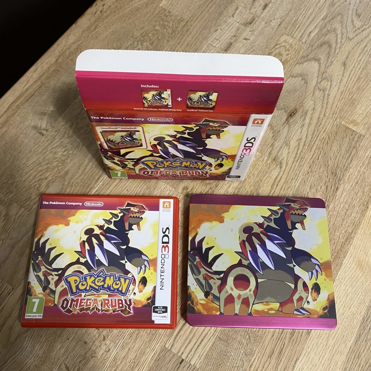 Buy Pokemon omega Ruby steel book big box -@ 8BitBeyond