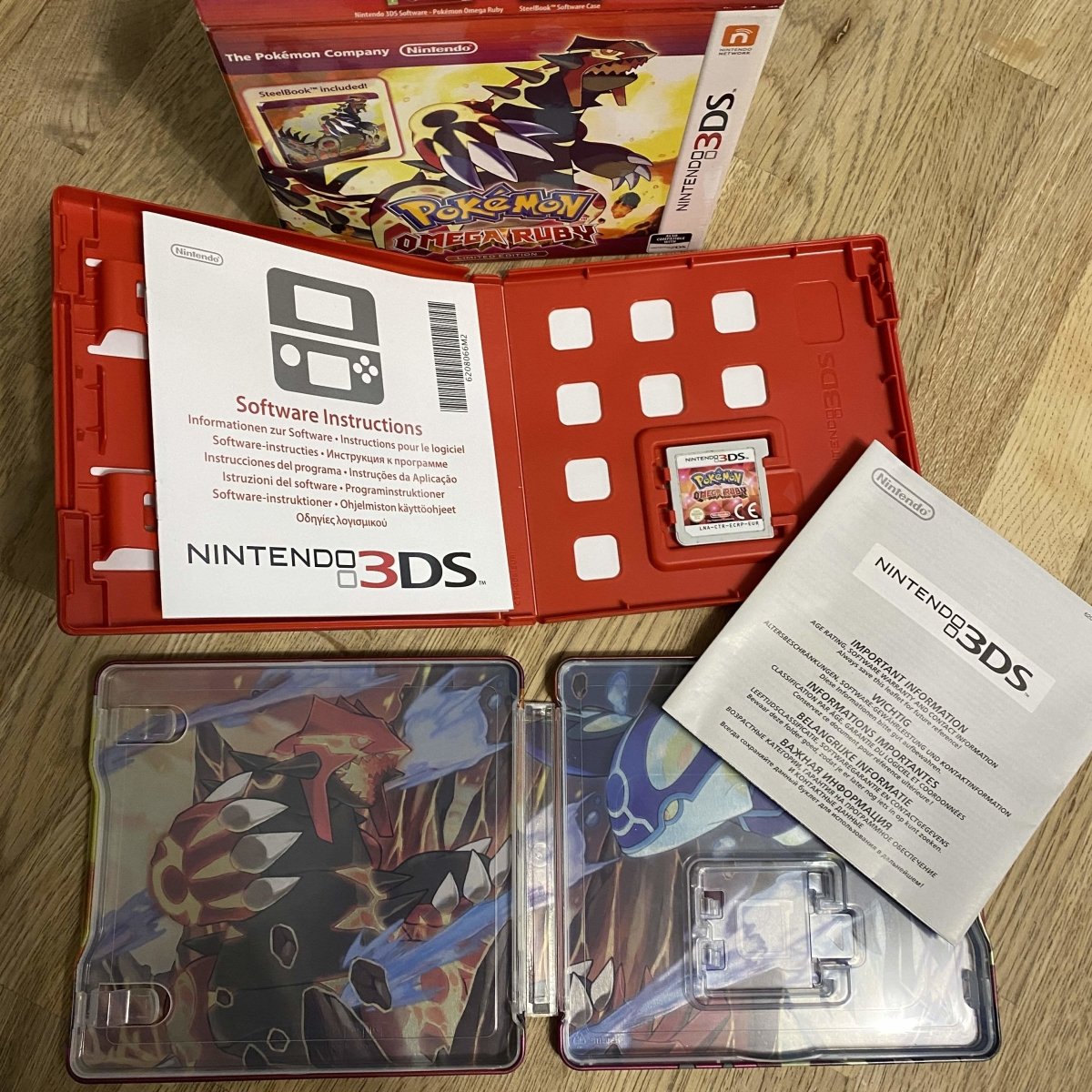 Buy Pokemon omega Ruby steel book big box -@ 8BitBeyond