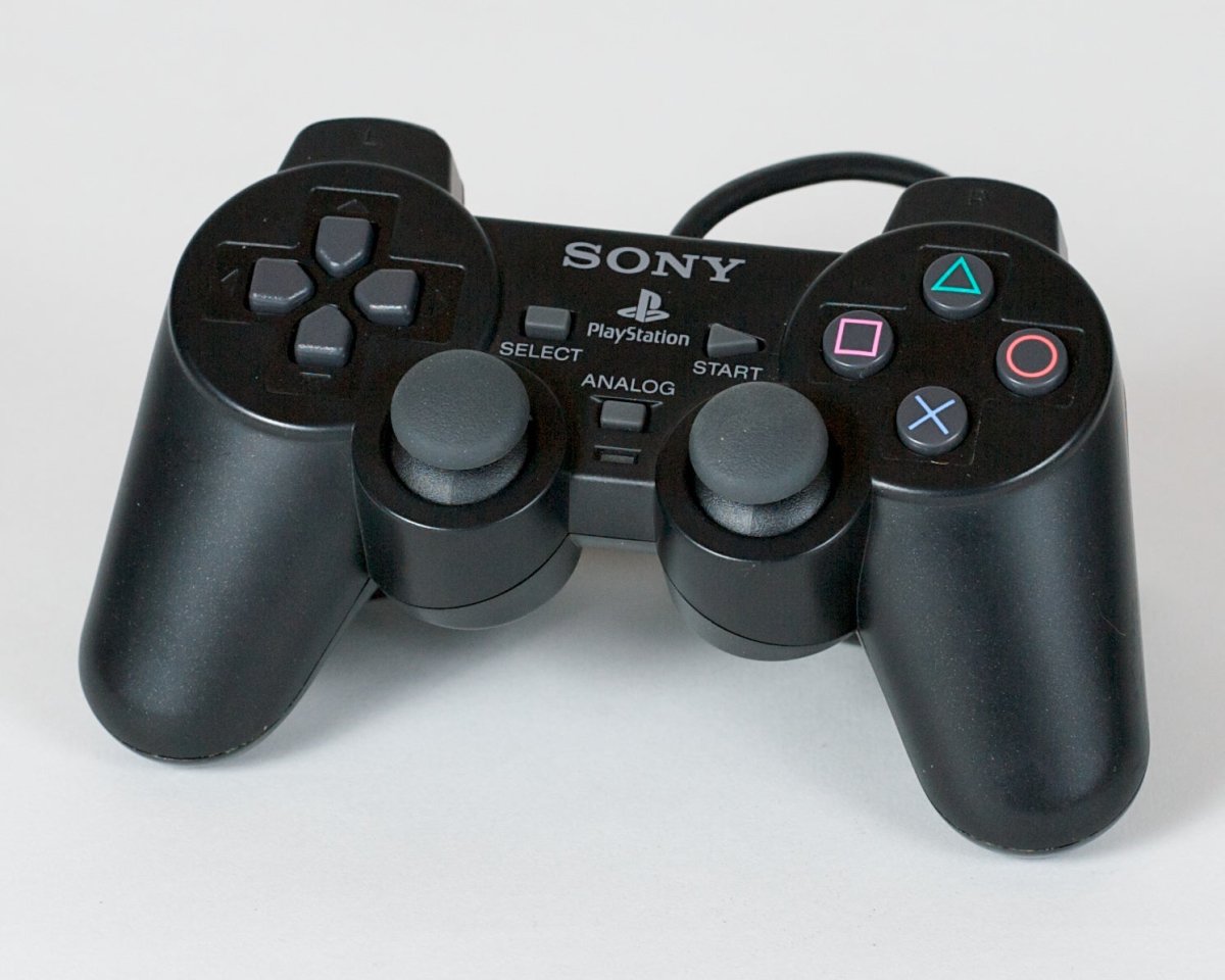 Official Dual Shock Controller Black Sony PS2