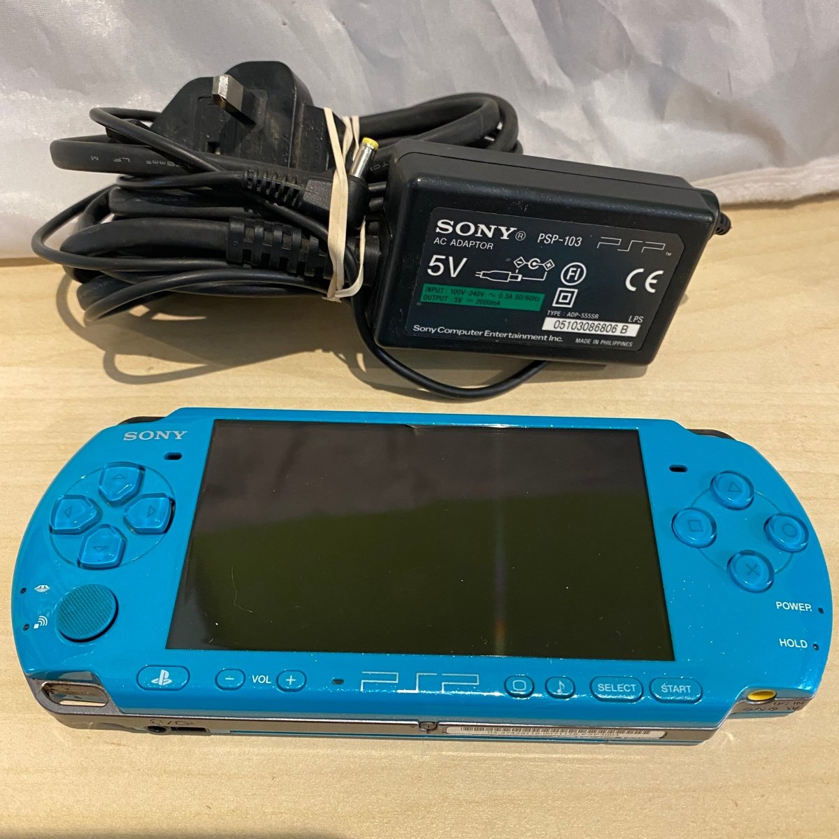 Buy Psp slim 3003 metallic blue console -@ 8BitBeyond