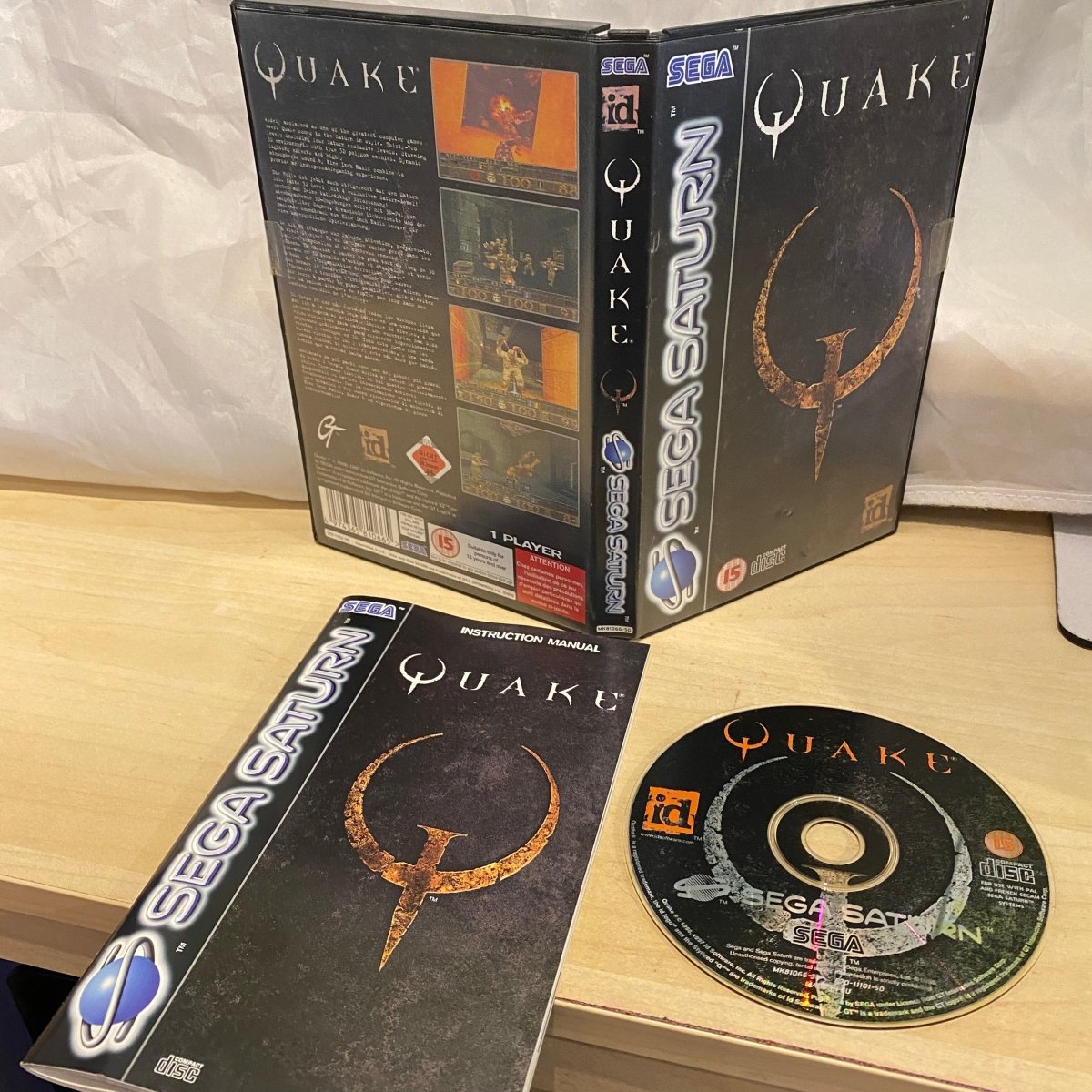 Quake Sega saturn game complete – retro game store uk