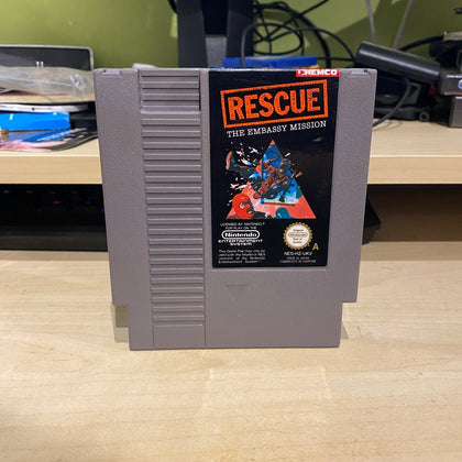 Buy Rescue the embassy mission Nes game cart only -@ 8BitBeyond