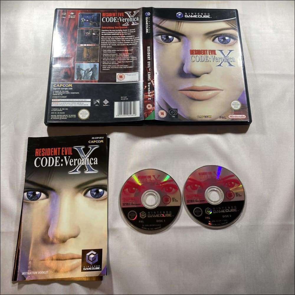 Buy Resident evil code Veronica x Nintendo GameCube game complete -@ 8BitBeyond