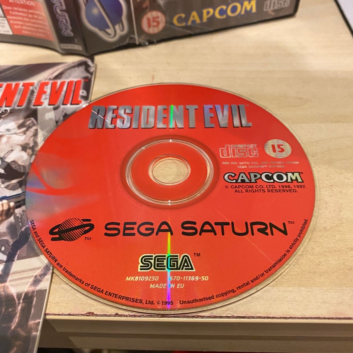 Buy Resident Evil Sega saturn game complete -@ 8BitBeyond
