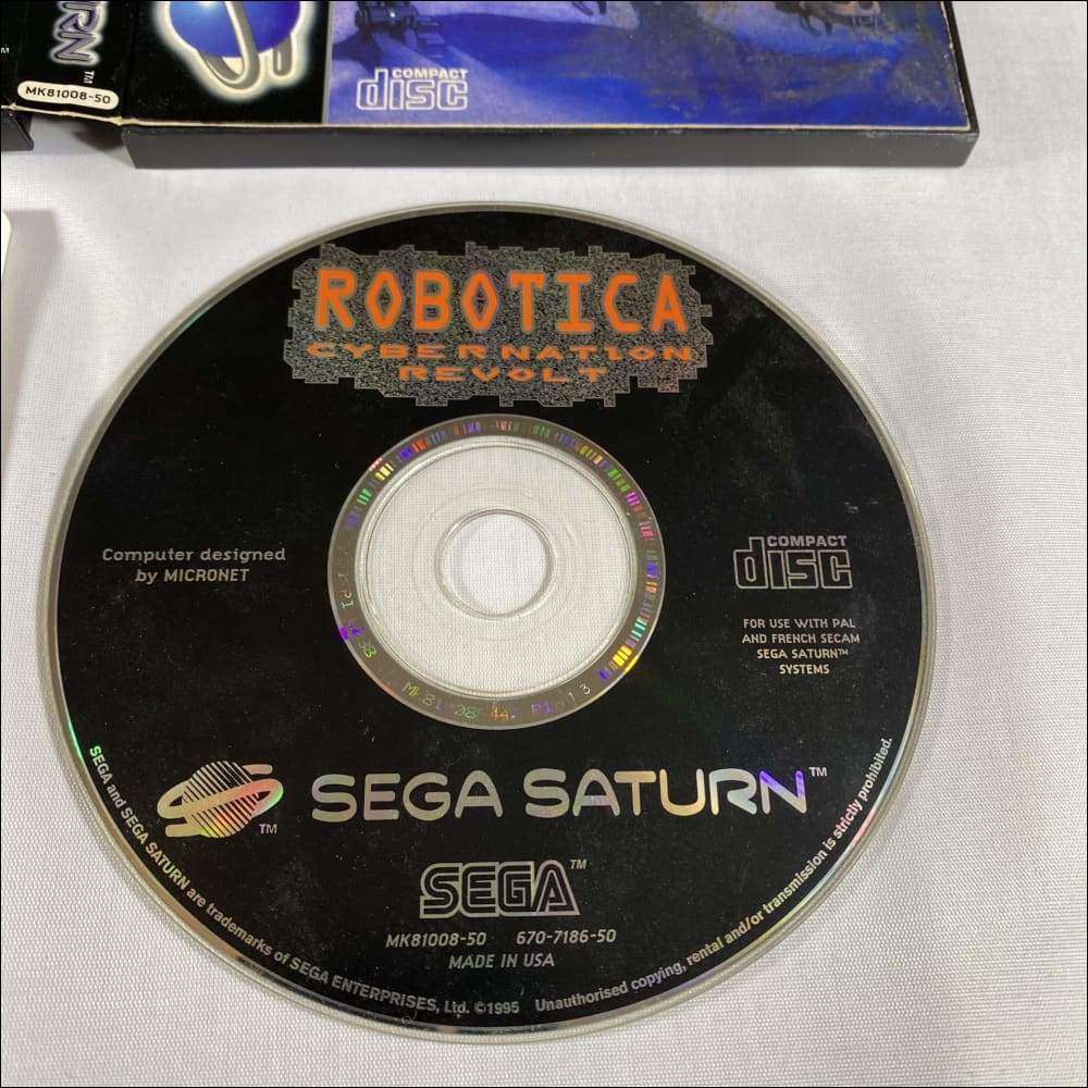 Buy Robotica Sega saturn game complete -@ 8BitBeyond