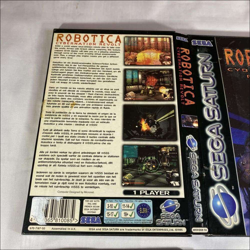 Buy Robotica Sega saturn game complete -@ 8BitBeyond