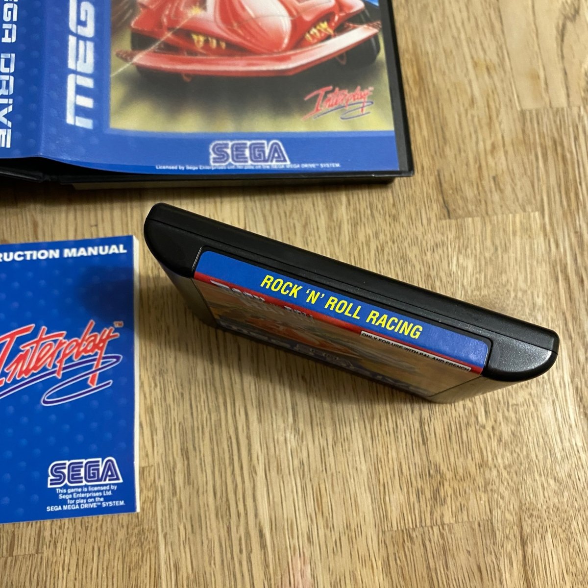 Buy Rock 'n Roll Racing Sega megadrive game complete -@ 8BitBeyond
