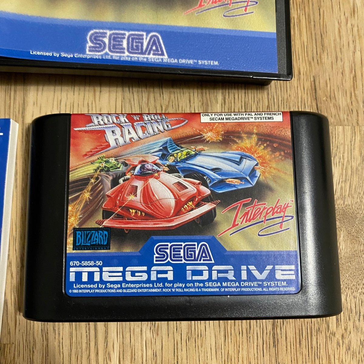 Buy Rock 'n Roll Racing Sega megadrive game complete -@ 8BitBeyond