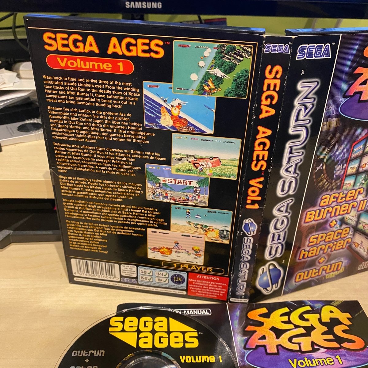 Buy Sega Ages Vol.1 Sega saturn game complete -@ 8BitBeyond