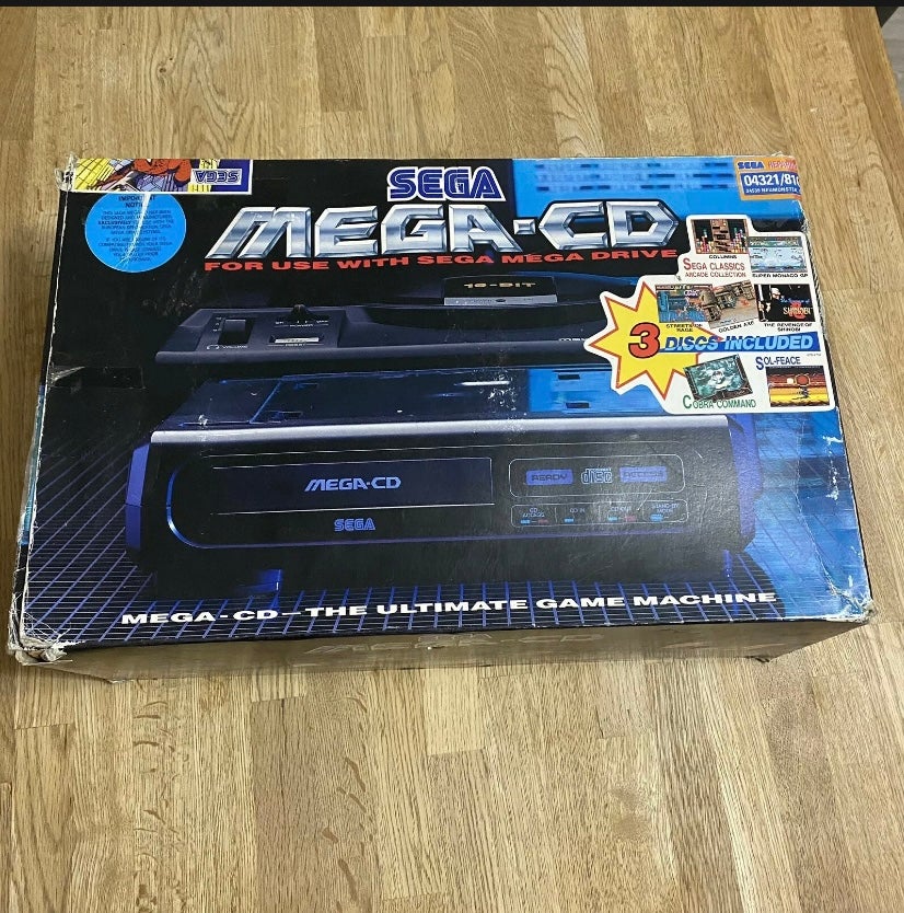 Buy Sega mega cd model 1 and megadrive boxed console -@ 8BitBeyond