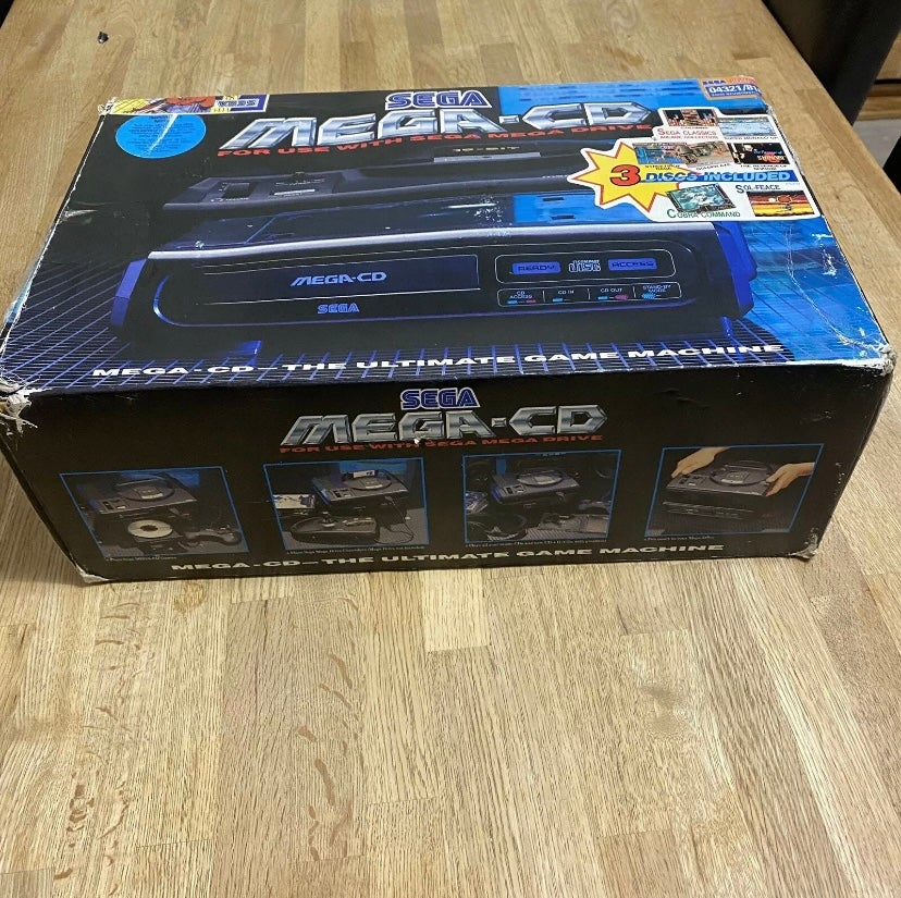 Buy Sega mega cd model 1 and megadrive boxed console -@ 8BitBeyond