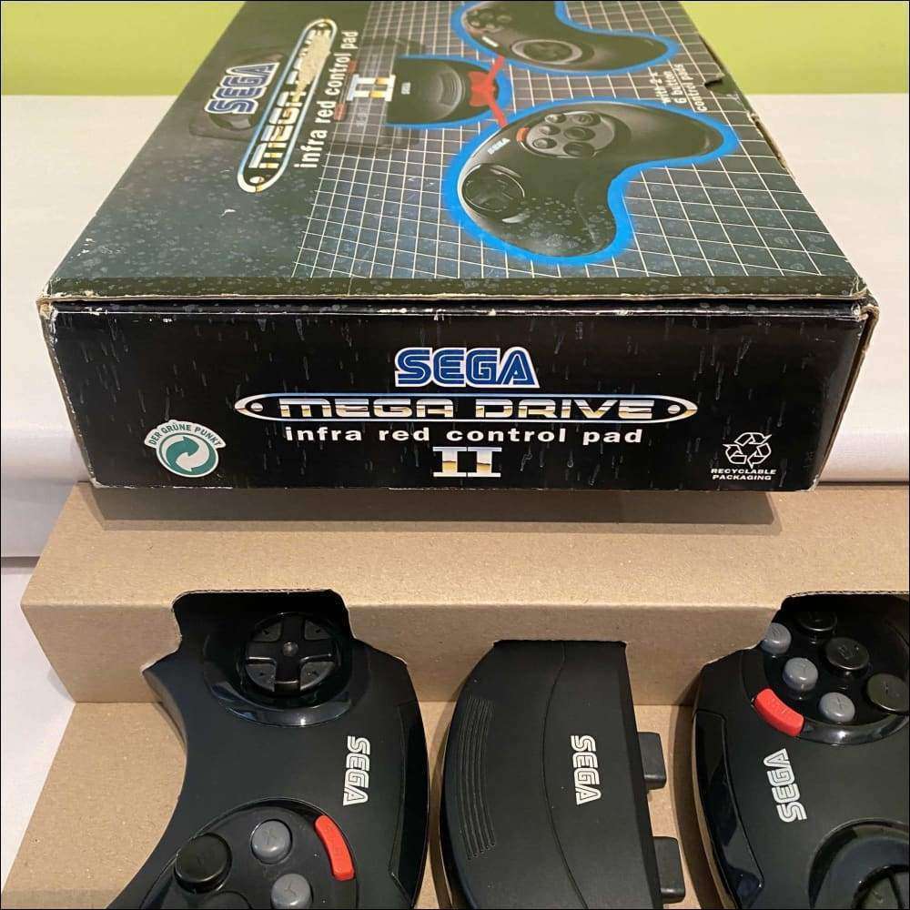 Buy Sega megadrive wireless infrared controllers boxed -@ 8BitBeyond