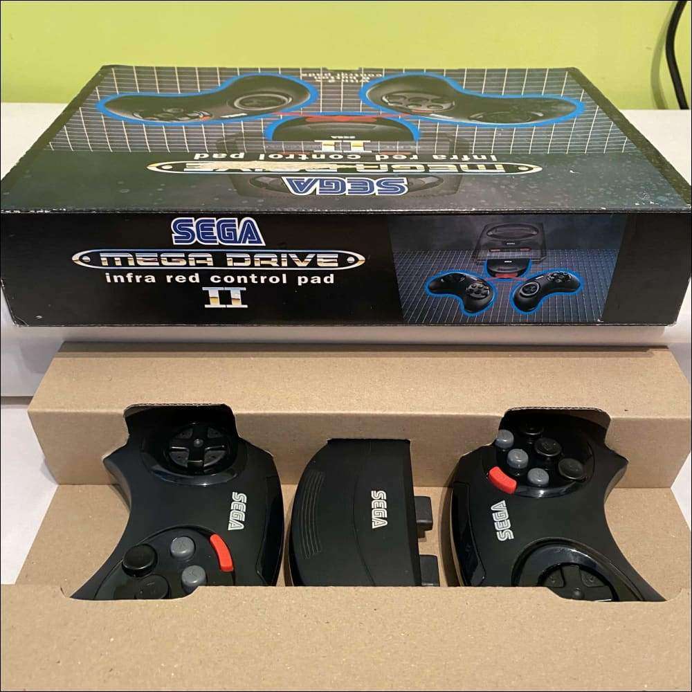 Buy Sega megadrive wireless infrared controllers boxed -@ 8BitBeyond