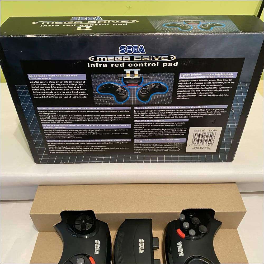 Buy Sega megadrive wireless infrared controllers boxed -@ 8BitBeyond