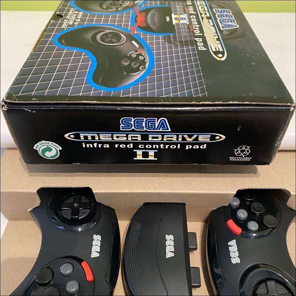 Buy Sega megadrive wireless infrared controllers boxed -@ 8BitBeyond