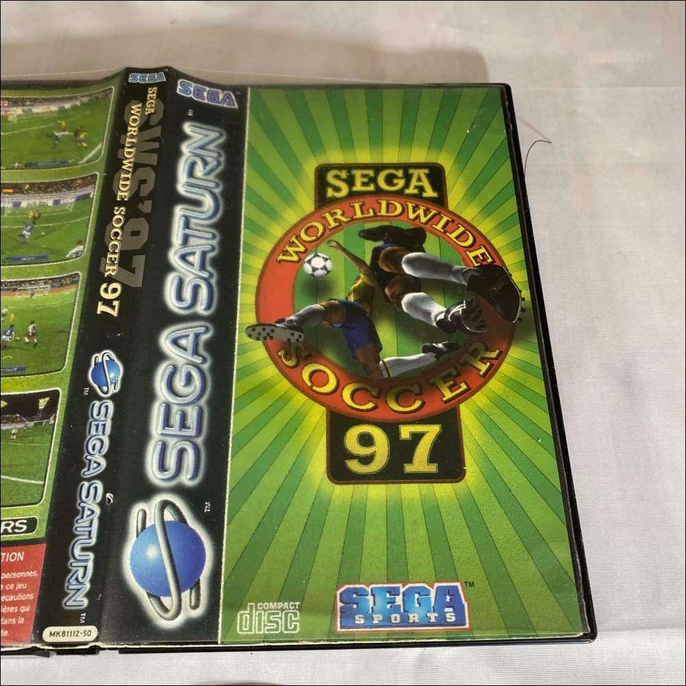Buy Sega world wide soccer 97 gen2 case Sega saturn game complete -@ 8BitBeyond