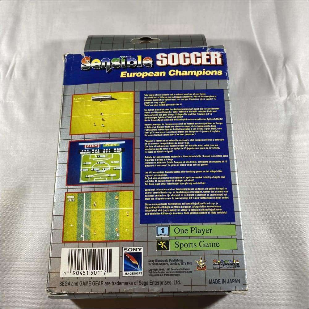 Buy Sensible Soccer Sega game gear game complete -@ 8BitBeyond