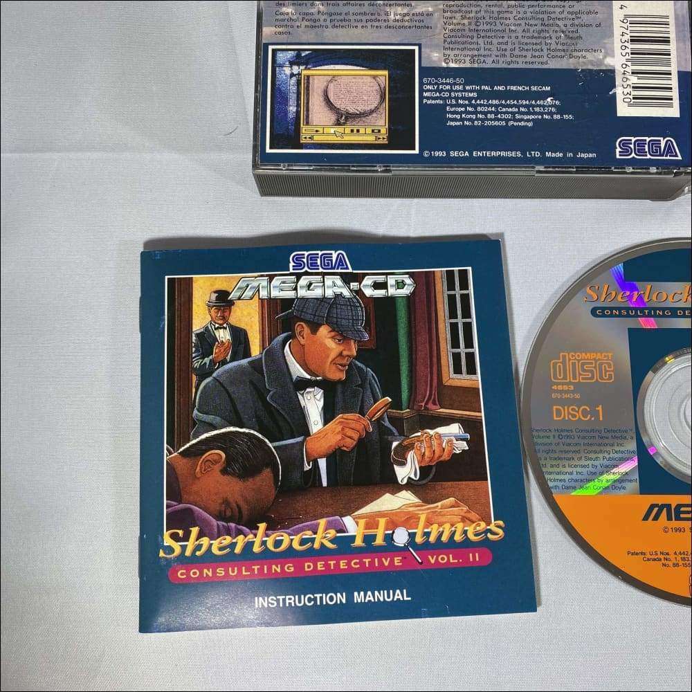 Buy Sherlock Holmes consulting detective ii Sega mega cd -@ 8BitBeyond