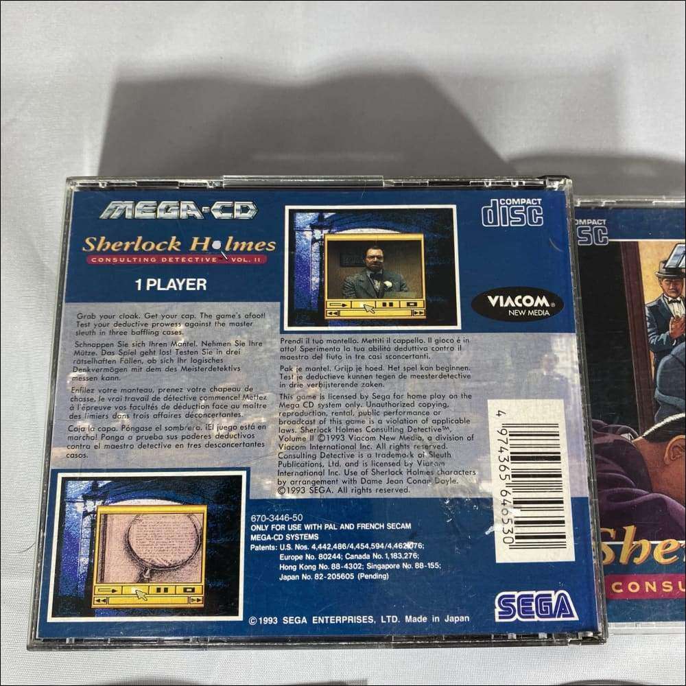 Buy Sherlock Holmes consulting detective ii Sega mega cd -@ 8BitBeyond