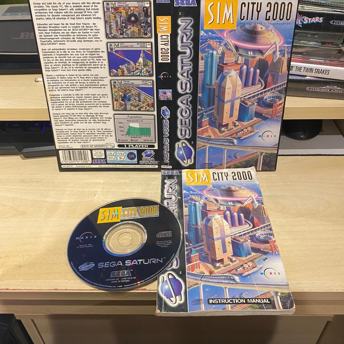 Buy Sim City 2000: The Ultimate City Simulator Sega saturn -@ 8BitBeyond