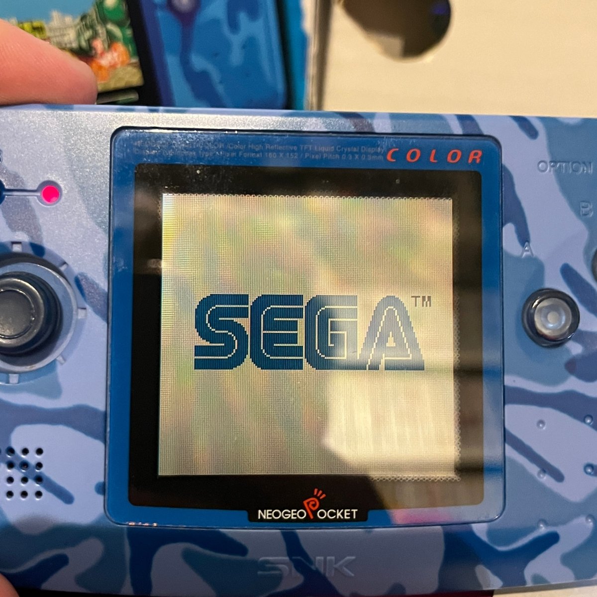 Snk Neo Geo pocket color boxed console aqua blue – retro game store uk -  8BitBeyond.com